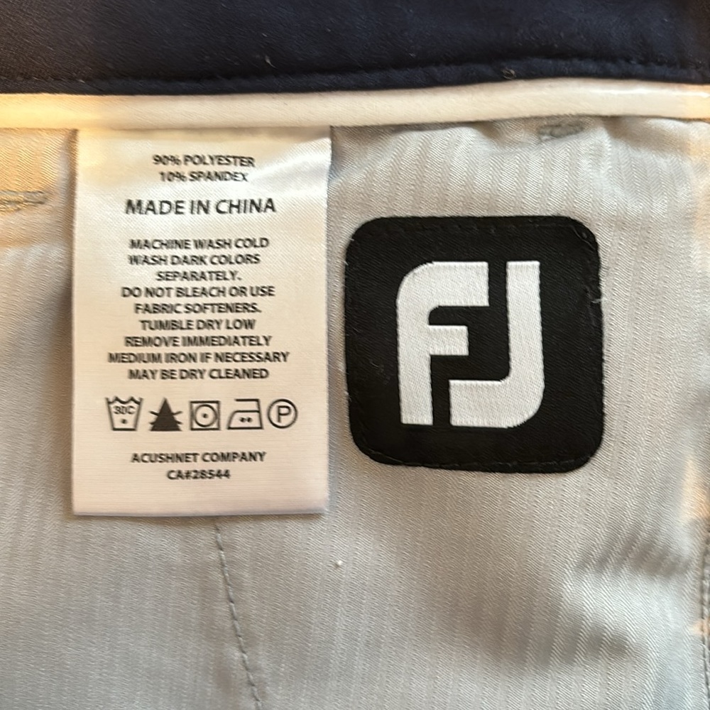 NWOT FootJoy Performance Golf Pants 4-Pocket Design 36x30 - Picture 4 of 10